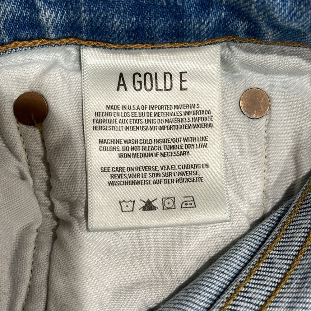 Agolde Toni Ripped Distressed Skinny Jean SZ 31 - Picture 9 of 10